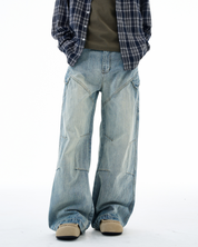 WLNEXT EdgePanel Baggy Jeans