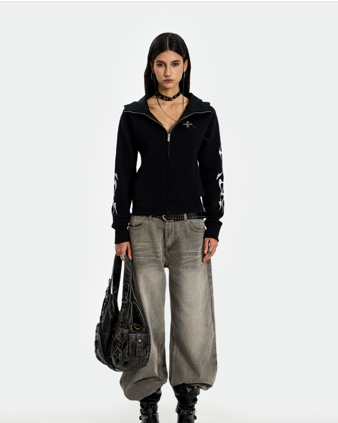 Black Flame Hoodie