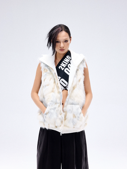 Fantasy Series White Fur Vest