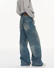 Chain Print Jeans