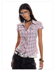 GridQueen Lapel Shirt