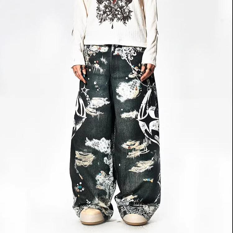 Faychui "Dekay Gem Ruinz" Denim Jeans