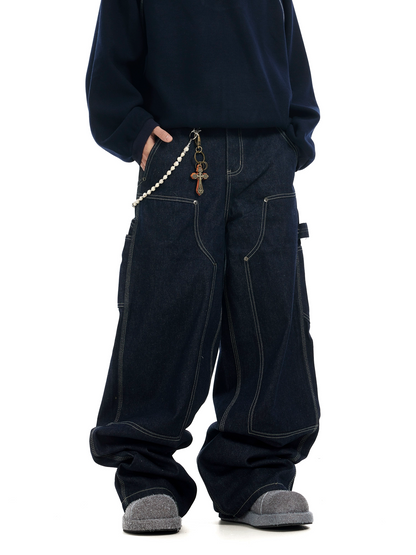 Oversized Utility Jeans