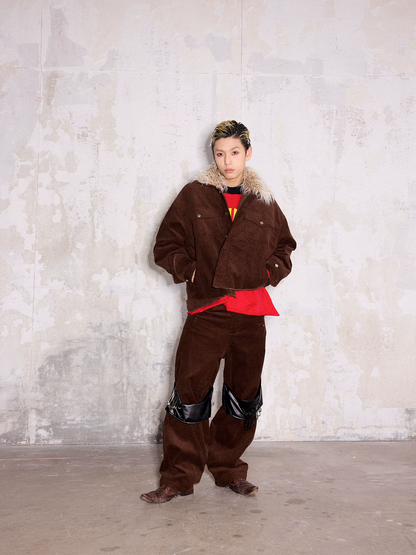 Fantasy 'No Rules' Corduroy Collar Jacket