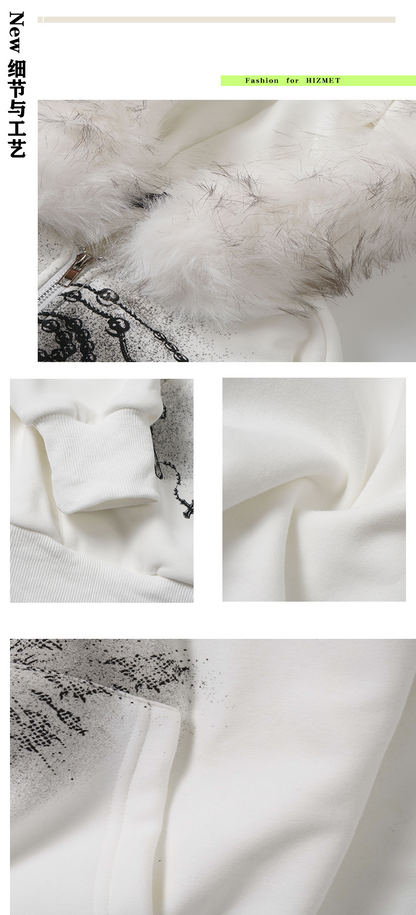 SaintRebel Fur Hoodie