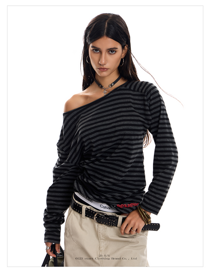 Midnight Stripes Graphic Tee