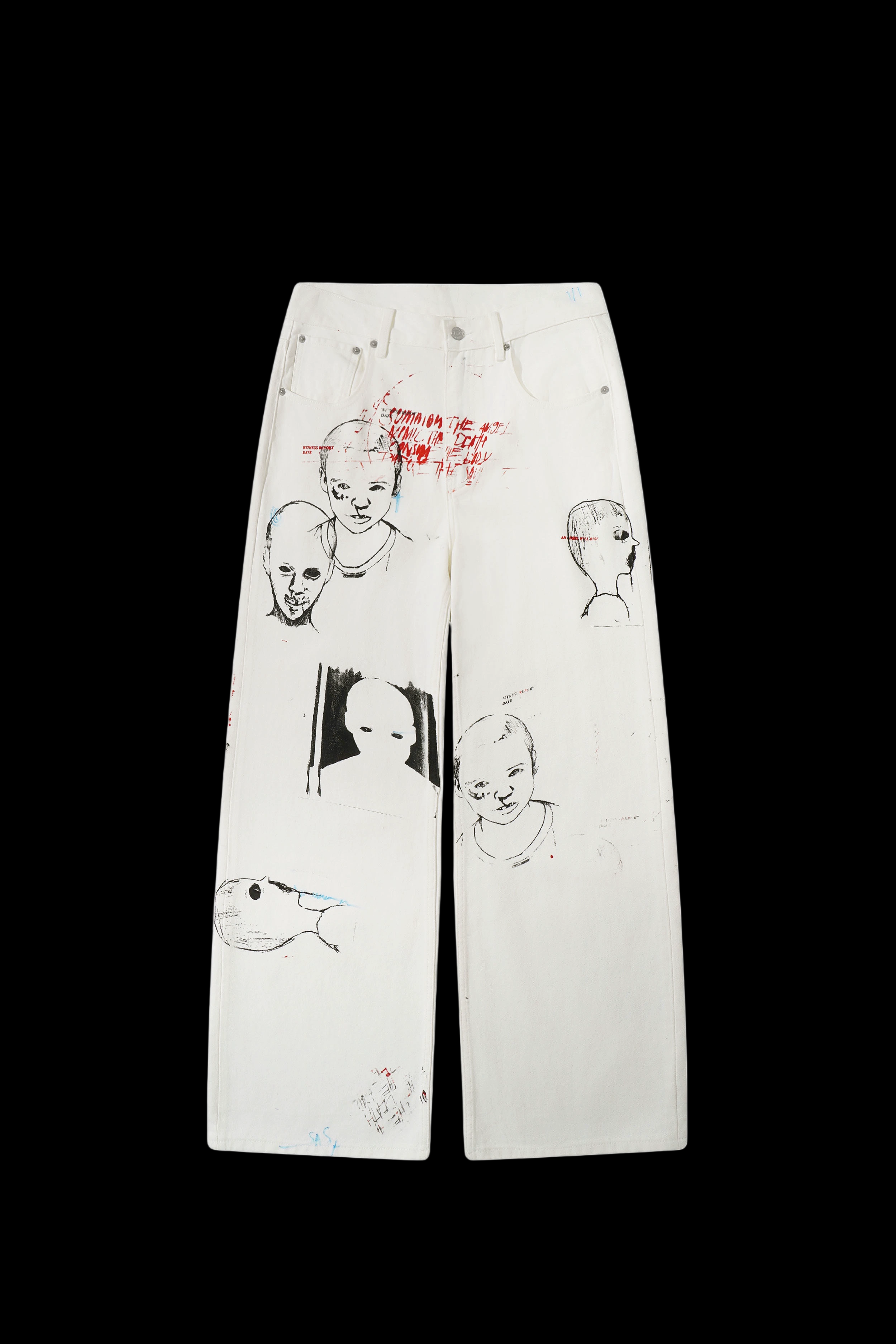 SMILEANDSAD GhostSketch Denim