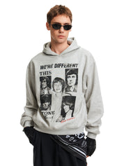 MADWITCH American trendy brand band letter print hooded sweatshirt men's and women's commuting casual ruffian top couple