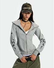 Black Flame Hoodie