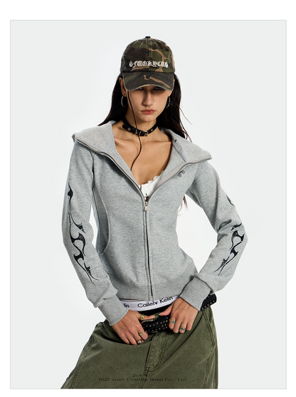 Black Flame Hoodie