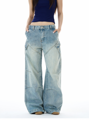 WLNEXT EdgePanel Baggy Jeans