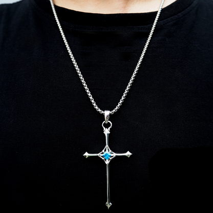 Nocturne Studio Frosted Creed Necklace