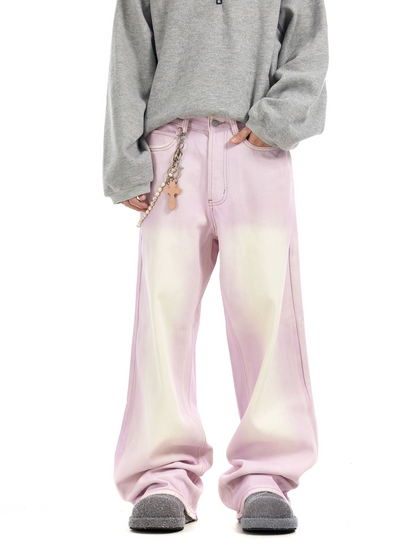 Washed Pink Wide Leg Pink
