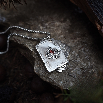 NightMelody SpadeFlame Necklace