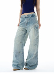 WLNEXT EdgePanel Baggy Jeans