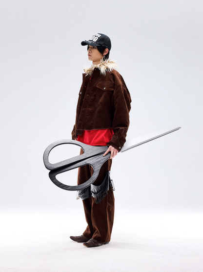 Fantasy 'No Rules' Corduroy Collar Jacket