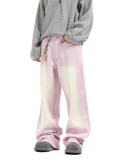 Washed Pink Wide Leg Pink