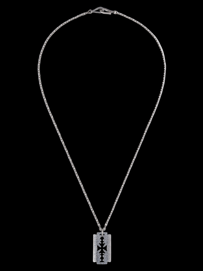 JANENG Retro Blade Necklace