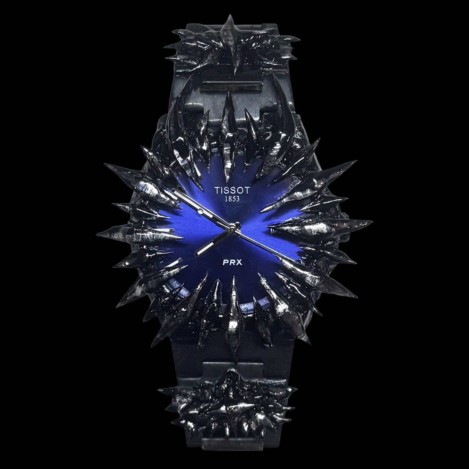 Handmade Blue Dragon Scale Watche