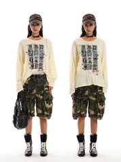 Vintage Grid Graffiti Tee