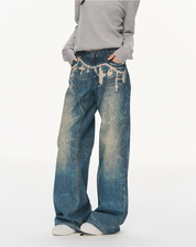 Chain Print Jeans