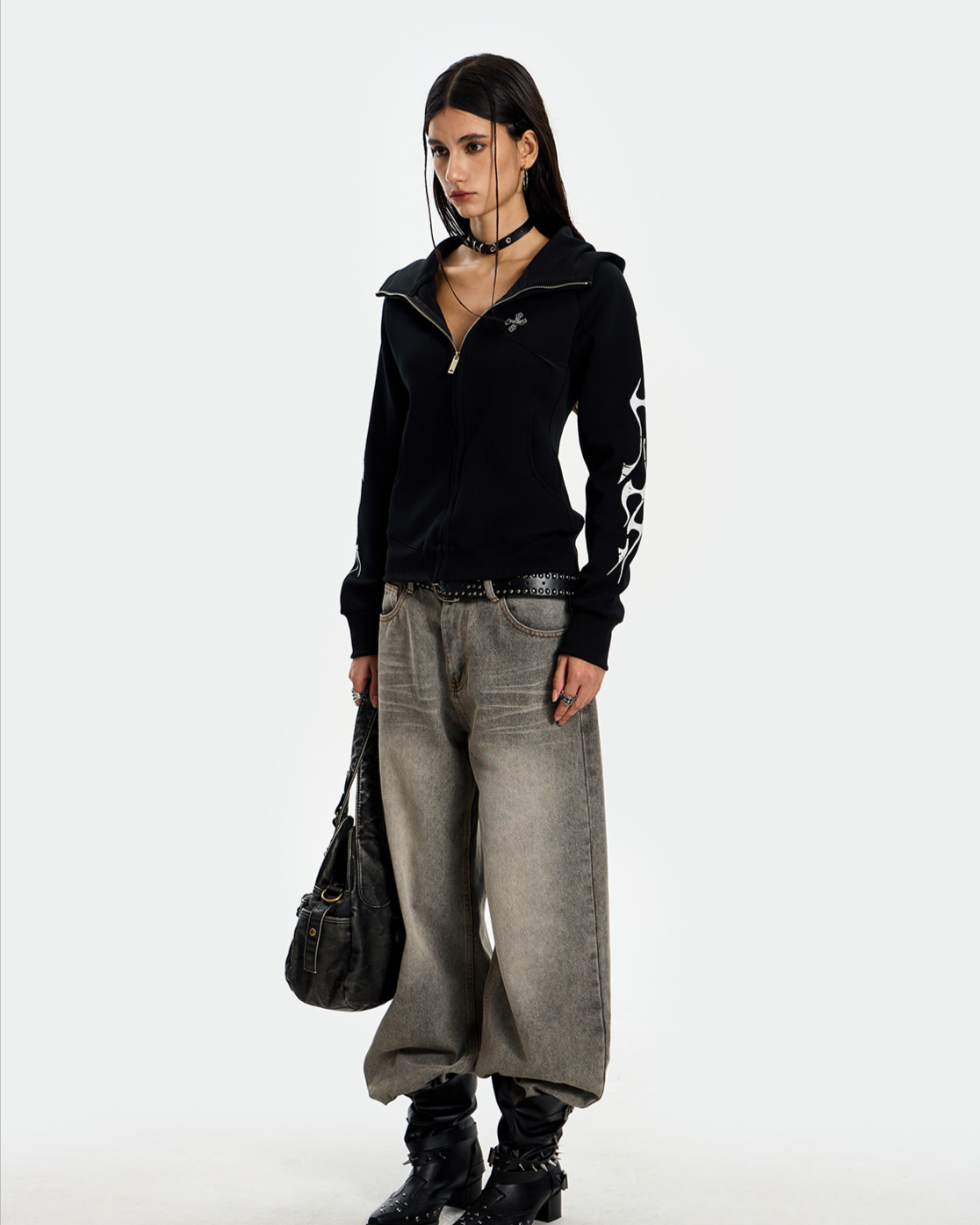 Black Flame Hoodie