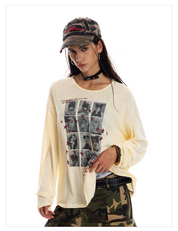 Vintage Grid Graffiti Tee