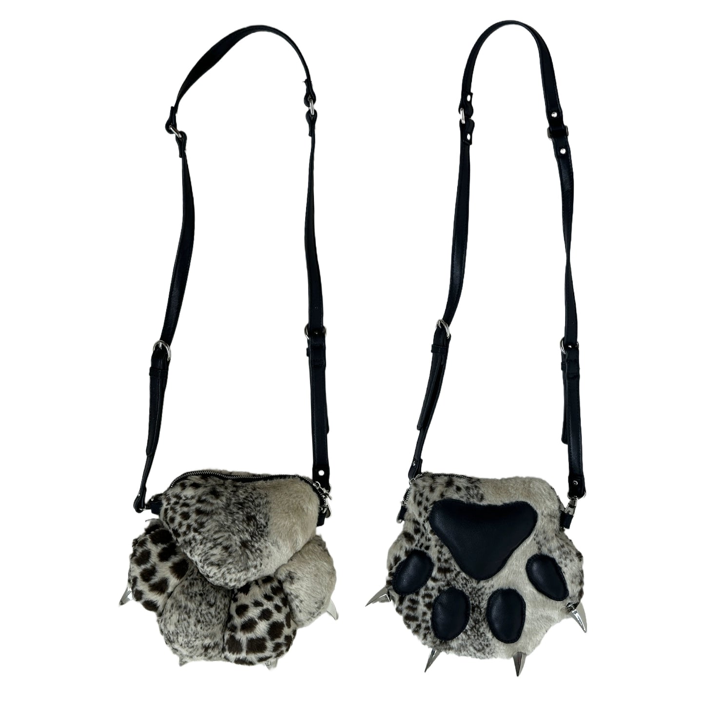 DND4DES Leopard Print Bear Claw Bag