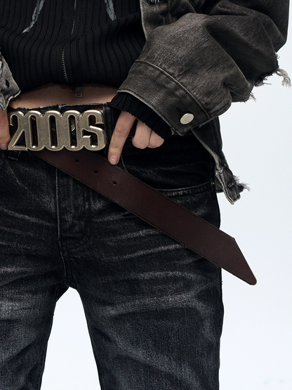 2000S Cowhide Belt
