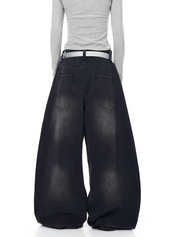 BLACKLISTS Chain Reign Baggy Jeans