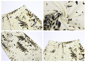 Leopard Print Denim Jeans