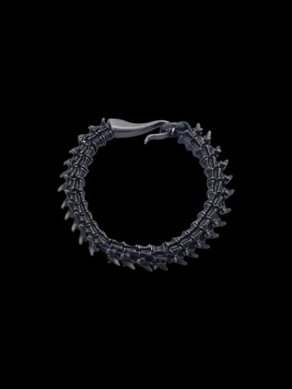 Bone Lock Coil Bracelet