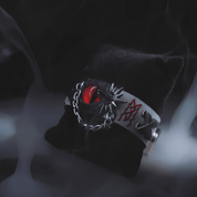 Red Chrome Dragon Eye Bracelet