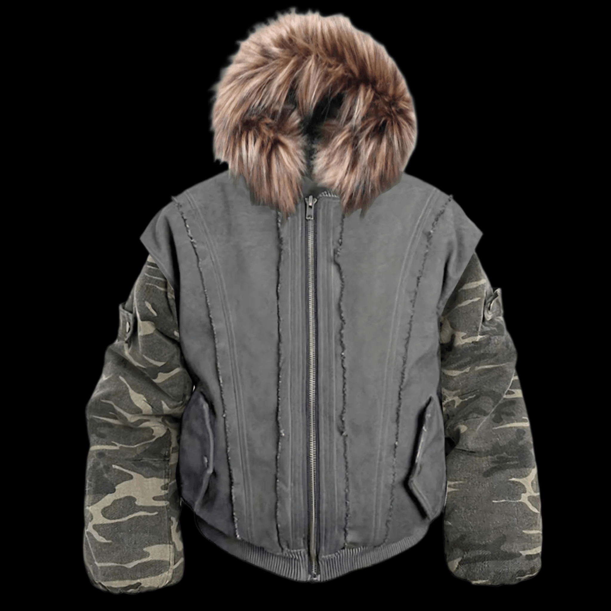 "Cyrus Empire" Lost Front Camo Jacket Bomber