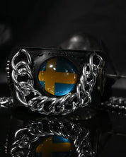 Sweden Flag  Illusion Bracelet