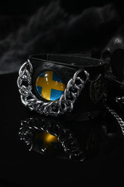 Sweden Flag  Illusion Bracelet