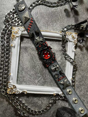 Madara Skull Chrome Eye Bracelet