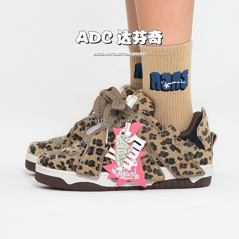 ADC Da Vinci Leopard Print Series Sneakers - Dekayed