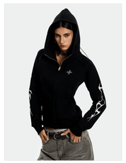 Black Flame Hoodie - Dekayed