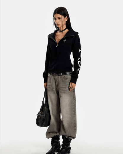 Black Flame Hoodie - Dekayed