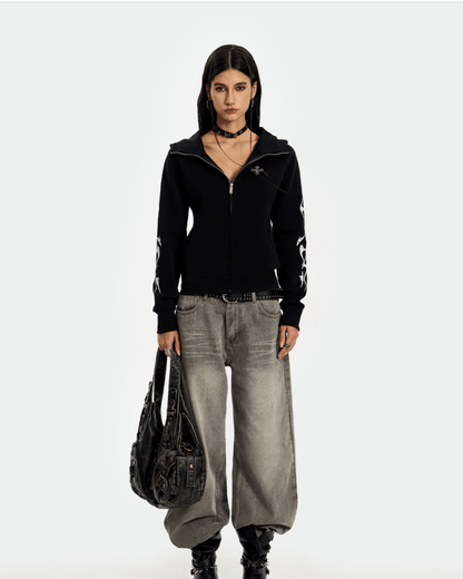 Black Flame Hoodie - Dekayed