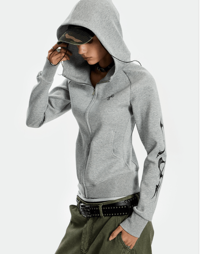 Black Flame Hoodie - Dekayed