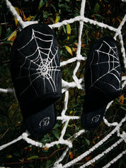 [BLACK8MOB] Cobweb Hotel Slippers - Dekayed