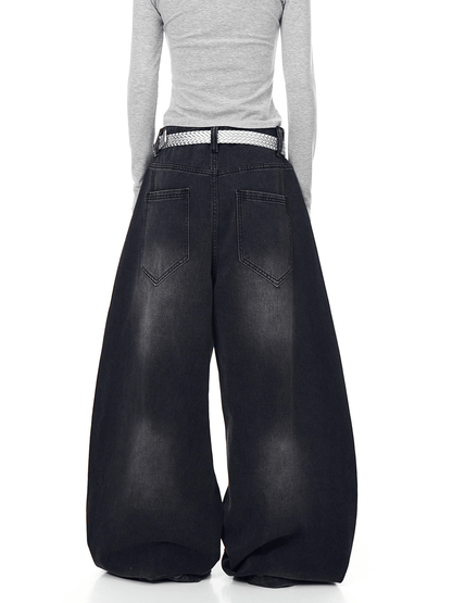 BLACKLISTS Chain Reign Baggy Jeans - Dekayed