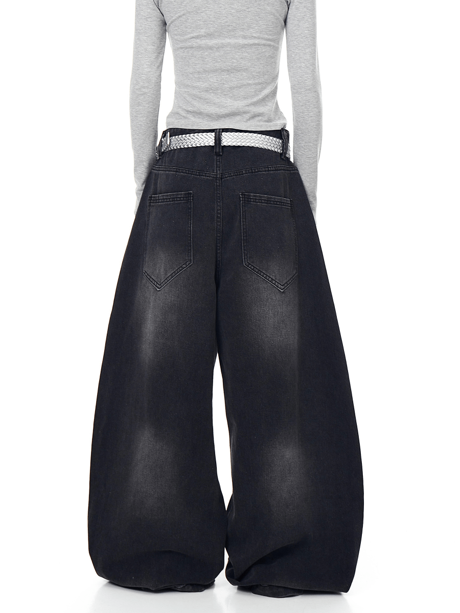 BLACKLISTS Chain Reign Baggy Jeans - Dekayed