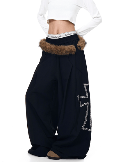BLACKLISTS FurEdge Rebel Baggy Sweatpants - Dekayed
