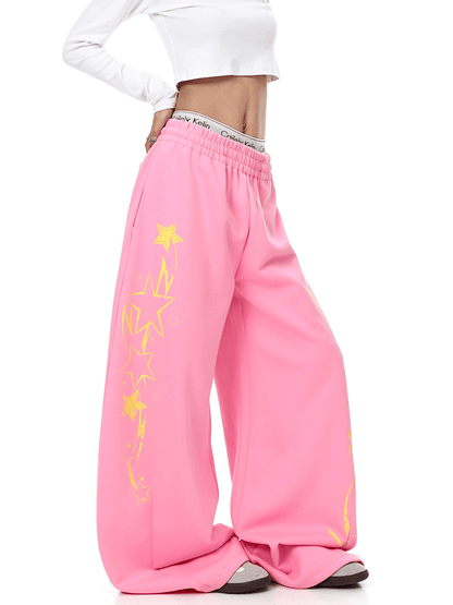 BLACKLISTS StarPop Baggy Sweatpants - Dekayed
