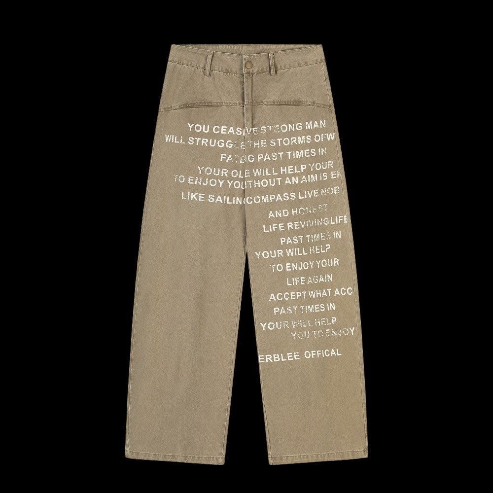 BLACKLISTS UrbanScript Baggy Jeans - Dekayed