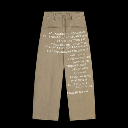 BLACKLISTS UrbanScript Baggy Jeans - Dekayed