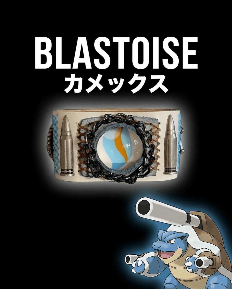 Blastoise Mega stone Bracelet - Dekayed